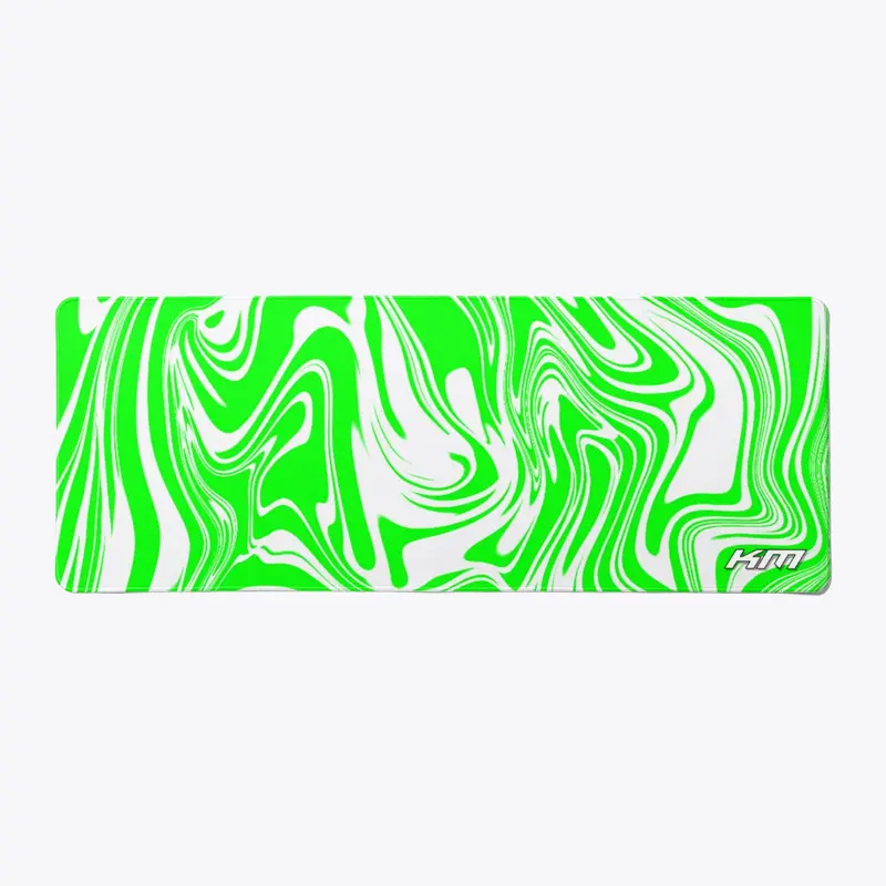 Green Swirl Mousepad