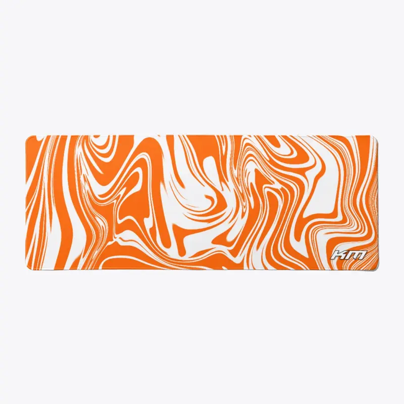 Orange Swirl Mousepad