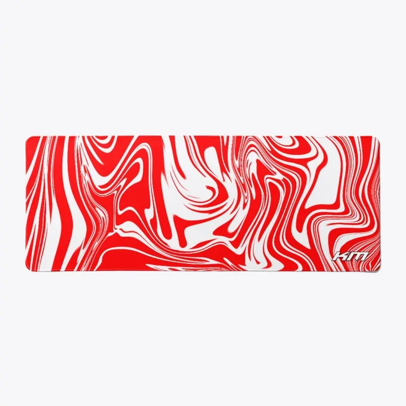 Red Swirl Mousepad