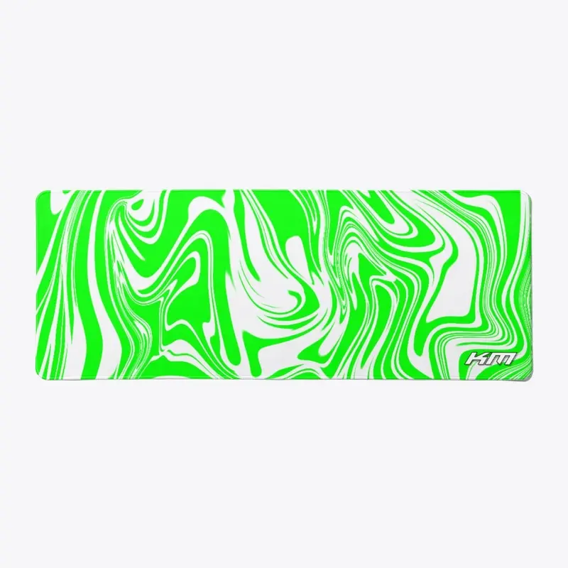 Green Swirl Mousepad